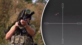 Бойцы ВСУ на Киевском направлении из ПЗРК Stinger сбили крылатую ракету РФ