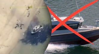 "Высадка десанта": ВСУ уничтожили российский катер в Черном море вместе с оккупантами