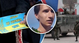 "РФ напала на мою страну!": в Крыму смелый парень выдал "базу" перед оккупантами
