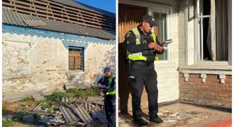 РФ била по Киевщине дронами-камикадзе: есть раненые, много разрушений