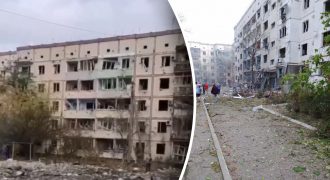 РФ сбросила авбомбу по жилому кварталу Новой Каховки: есть пострадавшие
