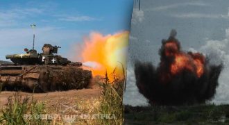Раздались сильные взрывы: в Токмаке разбомбили базу оккупантов