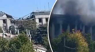 Армия Украины поразила штаб Черноморского флота РФ в Севастополе