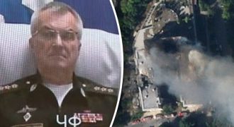 Россияне показали "живого" командующего ЧФ после "прилета" по штабу: в ССО отреагировали
