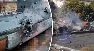 Россияне нечаянно раскрыли настоящие масштабы удара ВСУ по подлодке ЧФ РФ