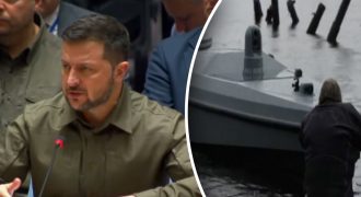 Украина создает первый в мире флот морских дронов, РФ прячет корабли – Зеленский