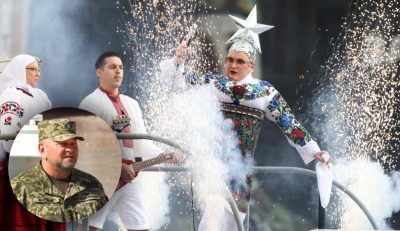 Верка Сердючка со сцены в Майами  спела гимн Украины и показала Залужного