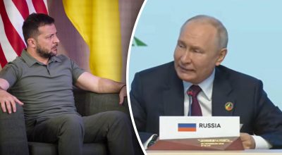 Владимир Зеленский, Путин