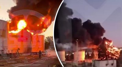 У Сочі потужна бавовна біля аеропорту: спалахнув резервуар із пальним