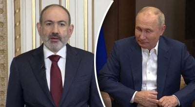 Пашинян, Путін Пашинян, Путін