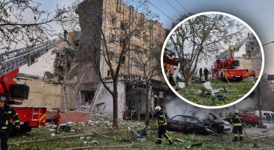 Под завалами много людей: россияне атаковали отель в Черкассах, все подробности