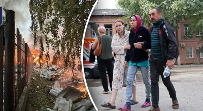 Наслідки ракетного удару по Києву Наслідки ракетного удару по Києву