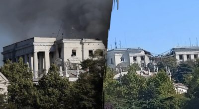 Штаб ЧФ РФ у Севастополі після удару 