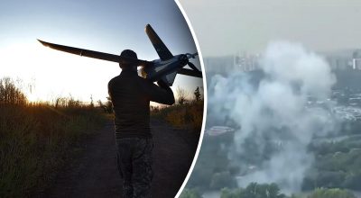 Двойная бавовна: ГУР атаковало беспилотниками здание ФСБ и завод в Курске - СМИ