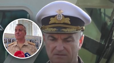 Нібито живий: командувача Чорноморським флотом показали на відео, знятому до удару по Севастополю