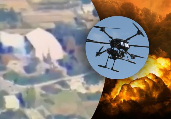СБУ тремя дронами взорвала "избирательный участок" оккупантов на Запорожье