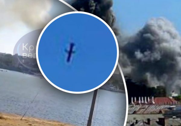 Ракет было минимум две: появилось видео удара по штабу Черноморского флота