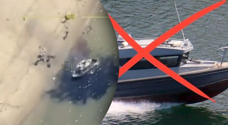 "Висадка десанту": ЗСУ знищили російський катер у Чорному морі разом із окупантами
