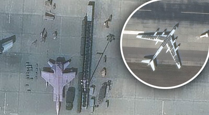 На аэродроме "Энгельс" россияне "защищают" самолеты: обкладывают их шинами