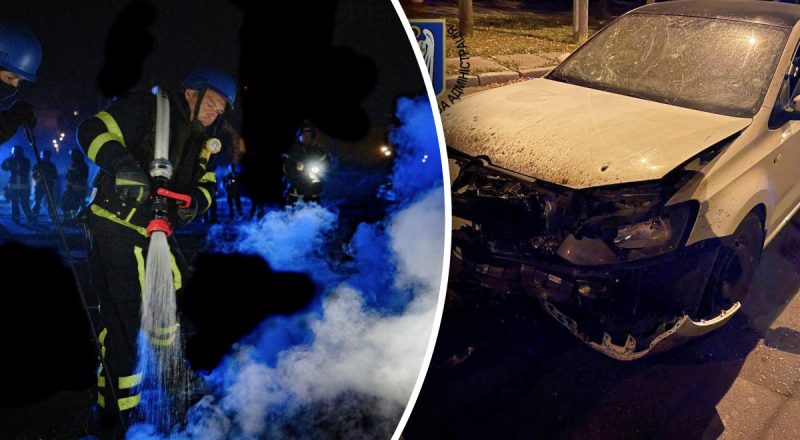 Удар дронів по Київщині: уламками "посікло" будинки, пошкоджені школа і дитсадок