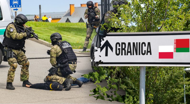 В масках и белорусской форме: на польских пограничников напала группа неизвестных