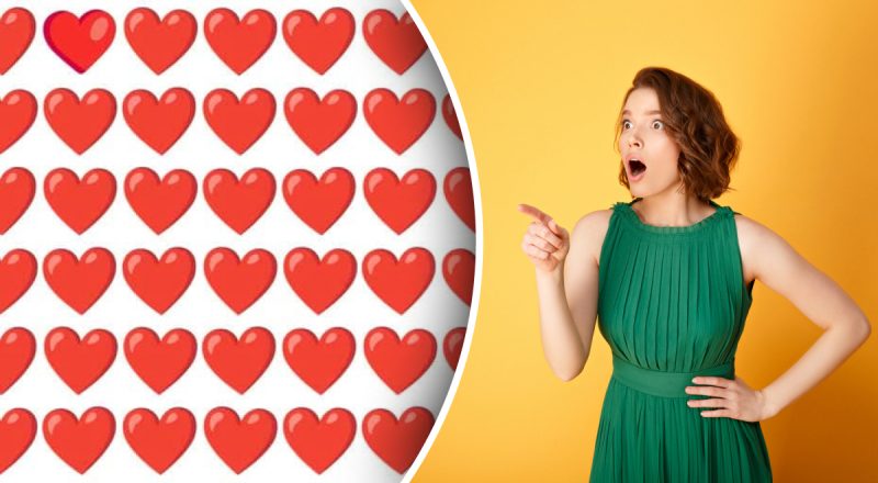 Безумная головоломка для мудрецов: надо найти странный эмодзи-сердечко за 5 секунд