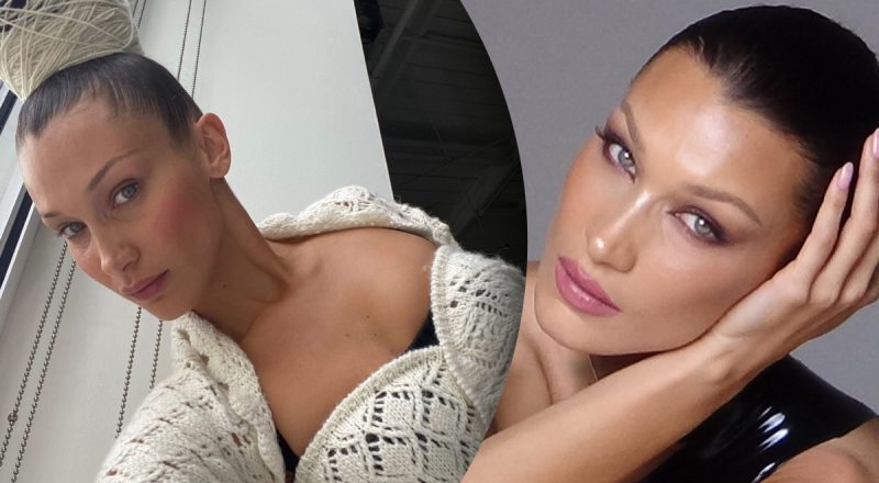 Любовь, ню и роботы: Белла Хадид обрилась наголо для модного кампейна