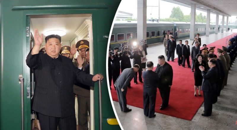 Кім Чен Ин прибув до РФ: США погрожують новими санкціями за продаж зброї Москві