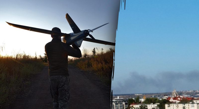 Огромная территория в огне после мощных взрывов: ВСУ подорвали базу РФ в Крыму