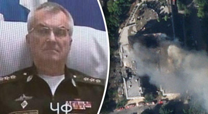 Росіяни показали "живого" командувача ЧФ після "прильоту" по штабу: у ССО відреагували