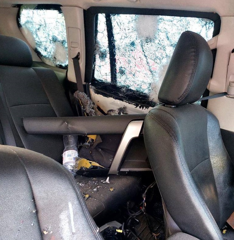 Наслідки обстрілу Херсона вранці 2 жовтня Наслідки обстрілу Херсона вранці 2 жовтня