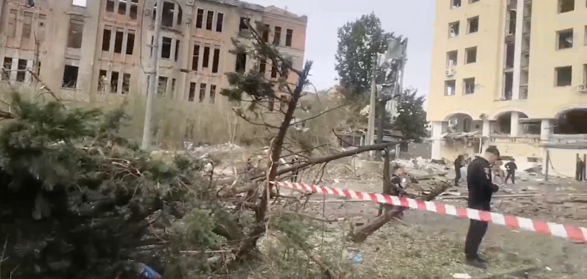 Ракетний удар Росії по Харкову 6 жовтня