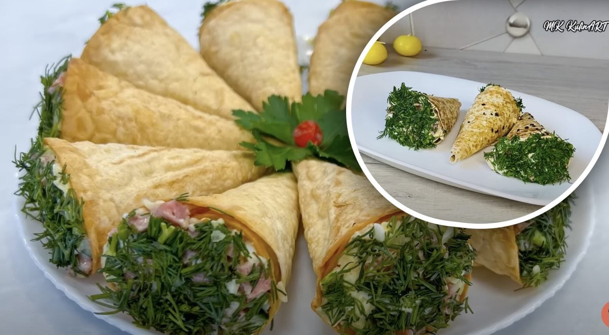 Рецепт закуски на Новый год 2024 - очень быстрая и вкусная из лаваша -  Главред