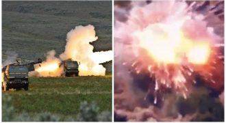 Яркий фейерверк на Запорожье: HIMARS ВСУ взорвал мощную ТОС вместе с экипажем РФ