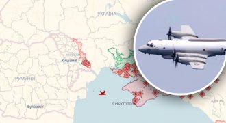 США подняли третий самолет в направлении Крыма: в Сети узнали подробности