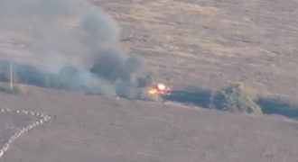 "Хорошо горит": украинские десантники уничтожили вертолет Ми-8 оккупантов РФ