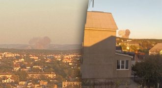 "Аж со стула скинуло": в Севастополе жесткий "прилет", в небо поднялся столб дыма