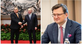 "Надеюсь, хотя бы вымыл руки": Кулеба потроллил ручкавшегося с Путиным Орбана