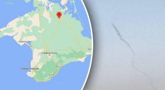 В Крыму мощные взрывы, над Джанкоем – дым: оккупанты жалуются на массовую ракетную атаку