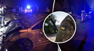 Страшное ДТП в Киеве: водитель Honda переехал военного на блокпосту