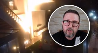 Дом Шария забросали коктейлями Молотова, пропагандист "получил" от своих