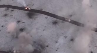 Бойцы ВСУ мощно разбили колонну войск РФ, которая шла на прорыв в Донецкой области