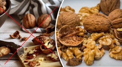 Не нужно лупить молотком и зажимать в дверях: как легко очистить грецкие орехи