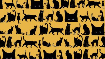 Моторошна гелловінська головоломка: знайди кажана серед котиків всього за 28 секунд