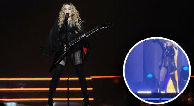 Мадонна, прапор України Мадонна, прапор України