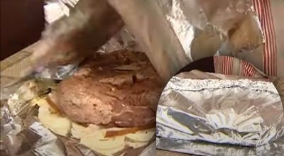 Ви робили не правильно: якою стороною фольги потрібно накривати м'ясо в духовці