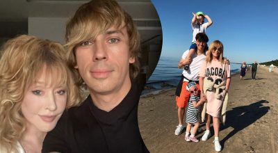 Максим Галкін і Алла Пугачова з дітьми Максим Галкін і Алла Пугачова з дітьми