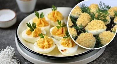 Очень вкусная закуска на Новый год 2024 фаршированные яйца Мимоза