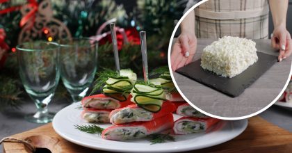 Самый эффектный салат из 3 продуктов Белое облако: необычный и очень вкусный рецепт