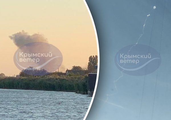В Крыму взрывы: над Джанкоем поднимается дым